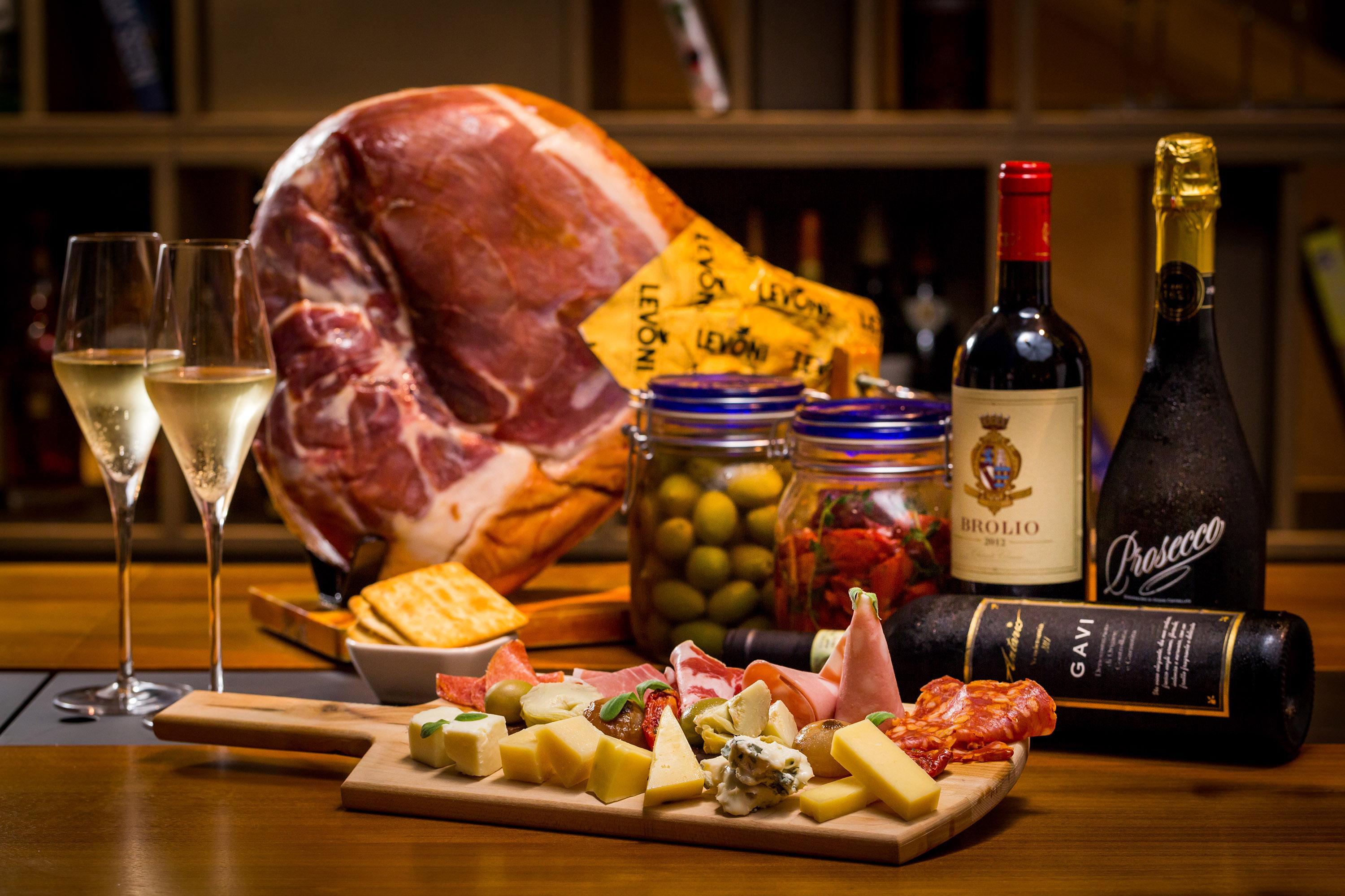 New World Millennium Hong Kong Hotel Экстерьер фото A selection of Italian cheeses